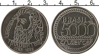 Продать Монеты Бразилия 5000 крузейро 1992 Медно-никель