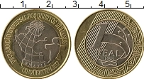 Продать Монеты Бразилия 1 реал 1998 Биметалл
