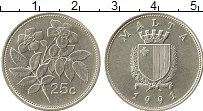 Продать Монеты Мальта 25 центов 1991 Медно-никель
