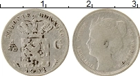 Продать Монеты Кюрасао 1/10 гульдена 1901 Серебро