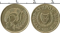 Продать Монеты Кипр 1 цент 1993 Латунь