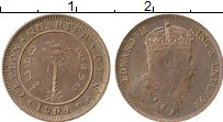 Продать Монеты Цейлон 1/4 цента 1904 Медь