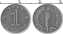 Продать Монеты Франция 1 сентим 1962 Медно-никель