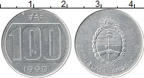Продать Монеты Аргентина 100 аустралес 1990 Алюминий