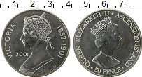 Продать Монеты Аскенсион 50 пенсов 2001 Медно-никель