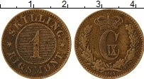 Продать Монеты Швеция 1 скиллинг 1867 Бронза