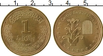 Продать Монеты Ливия 1 динар 2017 Латунь
