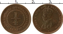 Продать Монеты Стрейтс-Сеттльмент 1/4 цента 1916 Бронза