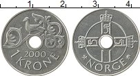 Продать Монеты Норвегия 1 крона 2005 Медно-никель