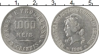 Продать Монеты Бразилия 1000 рейс 1908 Серебро