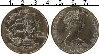Продать Монеты Гибралтар 1 крона 1980 Медно-никель