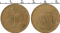 Продать Монеты Либерия 1 цент 1937 Медь