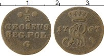 Продать Монеты Польша 1/2 гроша 1780 Медь