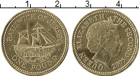 Продать Монеты Остров Джерси 1 фунт 2003 Латунь