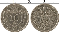Продать Монеты Австрия 10 геллеров 1893 Никель