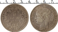 Продать Монеты Франция 5 франков 1849 Серебро