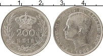 Продать Монеты Португалия 200 рейс 1909 Серебро