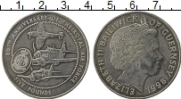 Продать Монеты Гернси 5 фунтов 1998 Медно-никель