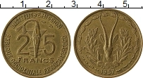 Продать Монеты Того 25 франков 1957 Медно-никель