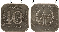 Продать Монеты Шри-Ланка 10 рупий 1987 Медно-никель