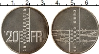 Продать Монеты Швейцария 20 франков 1992 Серебро