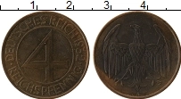 Продать Монеты Германия 4 пфеннига 1932 Медь