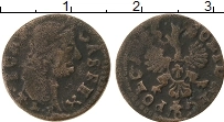 Продать Монеты Польша 1 боратинка 1665 Медь