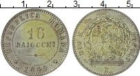 Продать Монеты Италия 16 байоччи 1849 Серебро