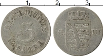 Продать Монеты Саксен-Майнинген 3 крейцера 1830 Серебро