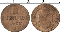 Продать Монеты Саксен-Альтенбург 2 пфеннига 1856 Медь