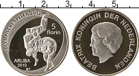 Продать Монеты Аруба 5 флоринов 2010 Серебро