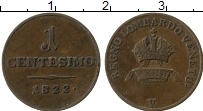 Продать Монеты Венеция 1 чентезимо 1822 Медь