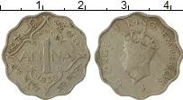Продать Монеты Индия 1 анна 1945 Медно-никель