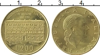 Продать Монеты Италия 200 лир 1990 Латунь