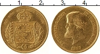 Продать Монеты Бразилия 10000 рейс 1885 Золото