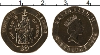 Продать Монеты Гибралтар 20 пенсов 1995 Медно-никель