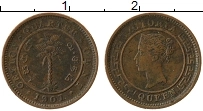 Продать Монеты Цейлон 1/4 цента 1901 Медь