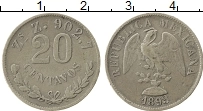 Продать Монеты Мексика 20 сентаво 1898 Серебро