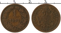 Продать Монеты Австро-Венгрия 1 крейцер 1885 Медь