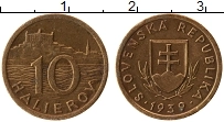 Продать Монеты Словакия 10 хеллеров 1939 Бронза