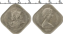 Продать Монеты Гернси 10 шиллингов 1966 Медь