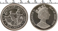 Продать Монеты Остров Мэн 1 крона 1986 Серебро