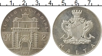 Продать Монеты Мальта 2 лиры 1973 Серебро