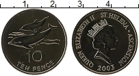 Продать Монеты Остров Святой Елены 10 пенсов 2003 Медно-никель
