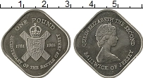 Продать Монеты Остров Джерси 1 фунт 1981 Медно-никель