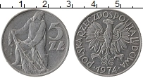 Продать Монеты Польша 5 злотых 1959 Алюминий