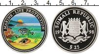Продать Монеты Сомали 25 долларов 1998 Серебро
