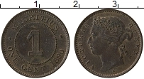Продать Монеты Маврикий 1 цент 1884 Медь