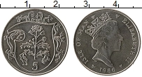 Продать Монеты Остров Мэн 5 пенсов 1985 Медно-никель