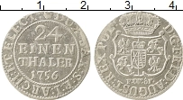 Продать Монеты Саксония 1/24 талера 1756 Серебро